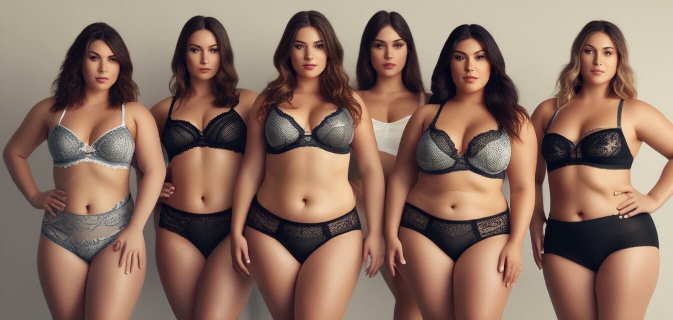 Plus-size lingerie collection