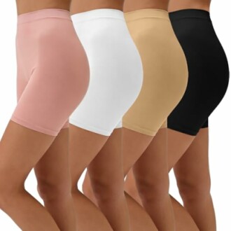 4 Pack Anti Chafing Shorts Women Seamless Slip Shorts