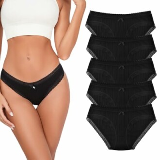 KNITLORD Womens Underwear Bamboo Viscose Knickers